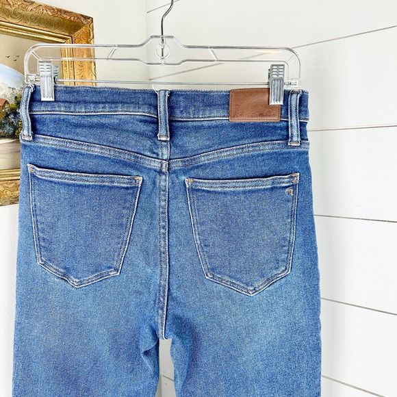 Madewell Cali Demi Boot Jeans in Fleetwood Wash Size 28 - Picture 9 of 11